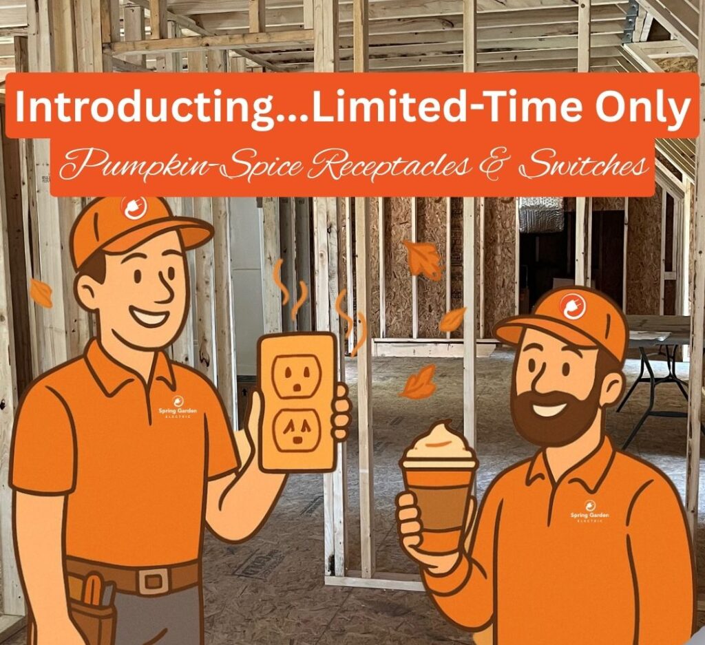 Pumpkin-Spice Receptacles & Switches